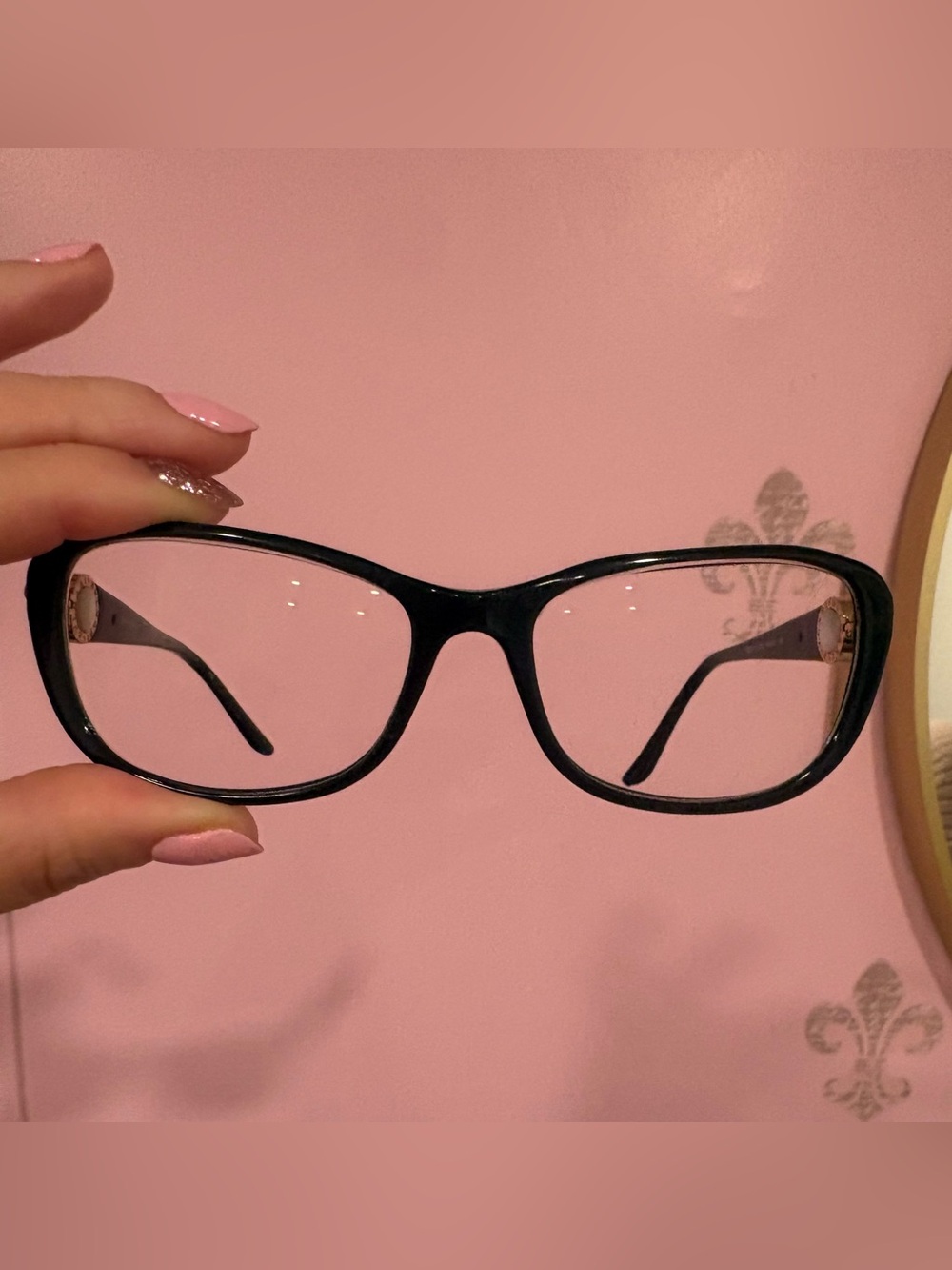 Bulgari Black Women's Prescription Eyeglass Frames